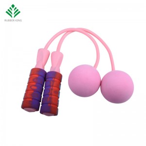 เชือกกระโดดแบบไร้เดียงสาเชือกกระโดดไร้สายถ่วงน้ำหนักสำหรับการออกกำลังกายการออกกำลังกายการกระโดดเชือกกระโดดเชือกสำหรับผู้หญิงและเด็ก